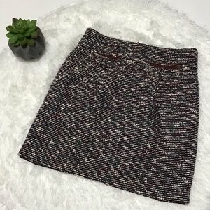 Ann Taylor LOFT Petite Tweed Pencil Skirt | Size 0P